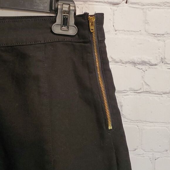 No Boundaries black pleated denim mini skirt size 13 - Picture 2 of 7